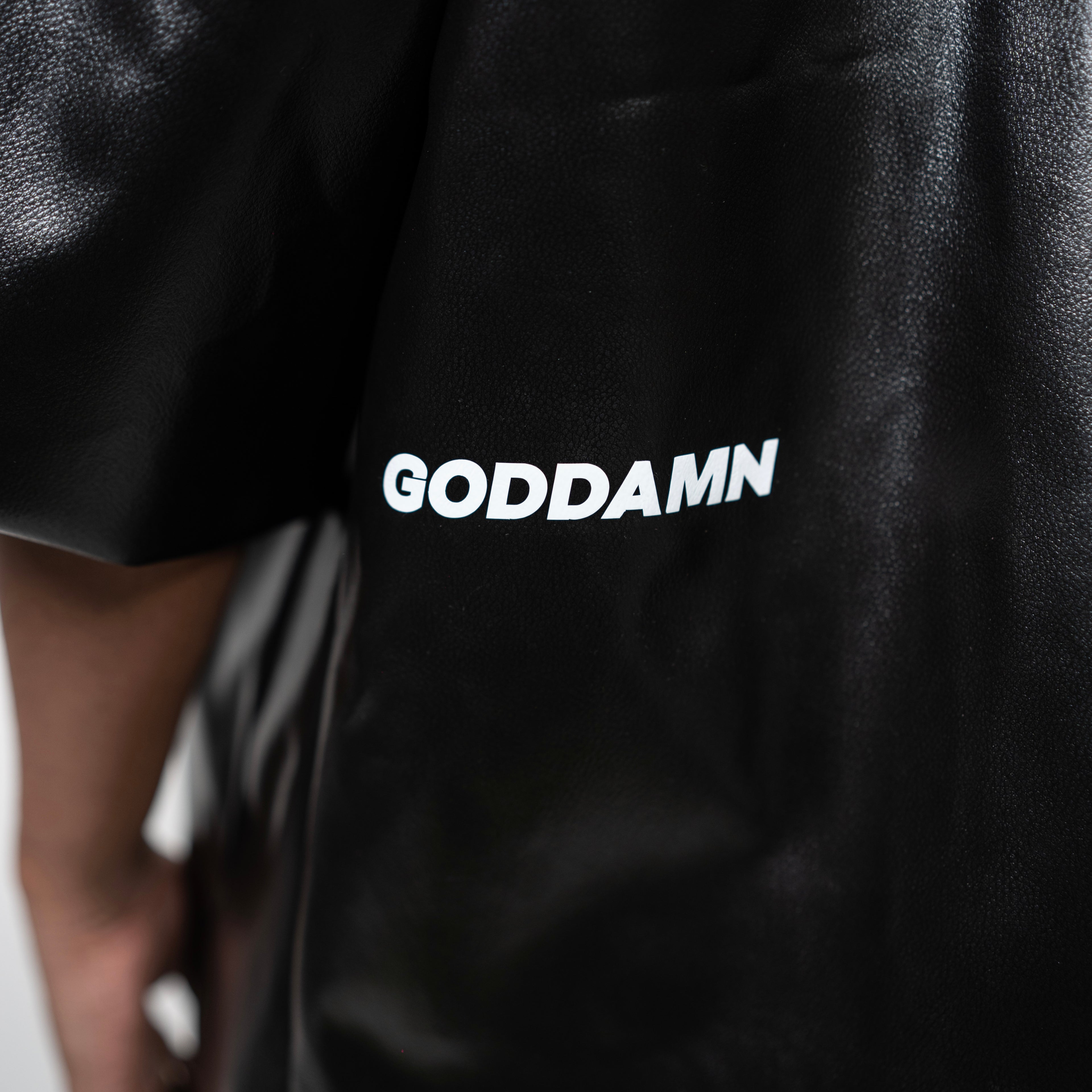 Leather Black Zipper